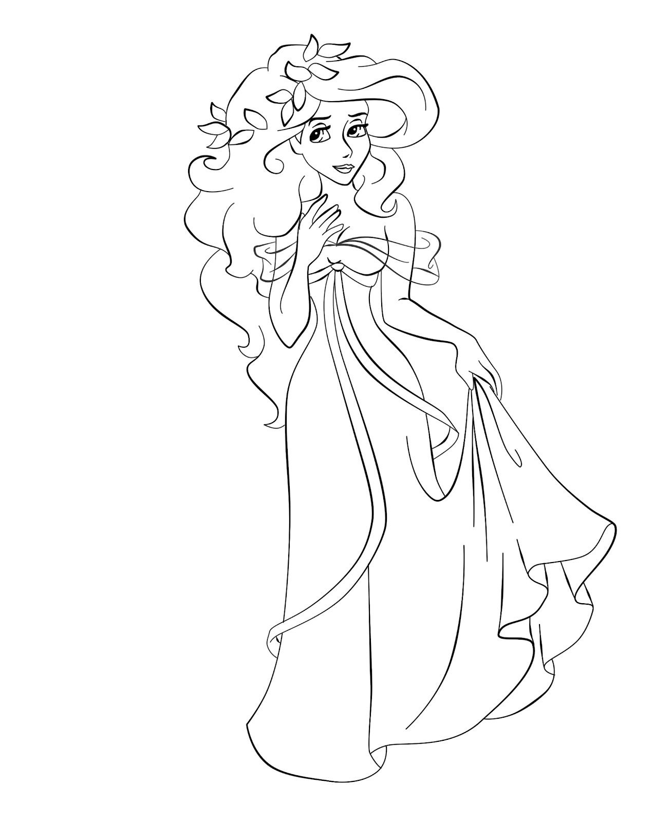 1271x1600 Disney Princess Giselle Coloring Page Rotus