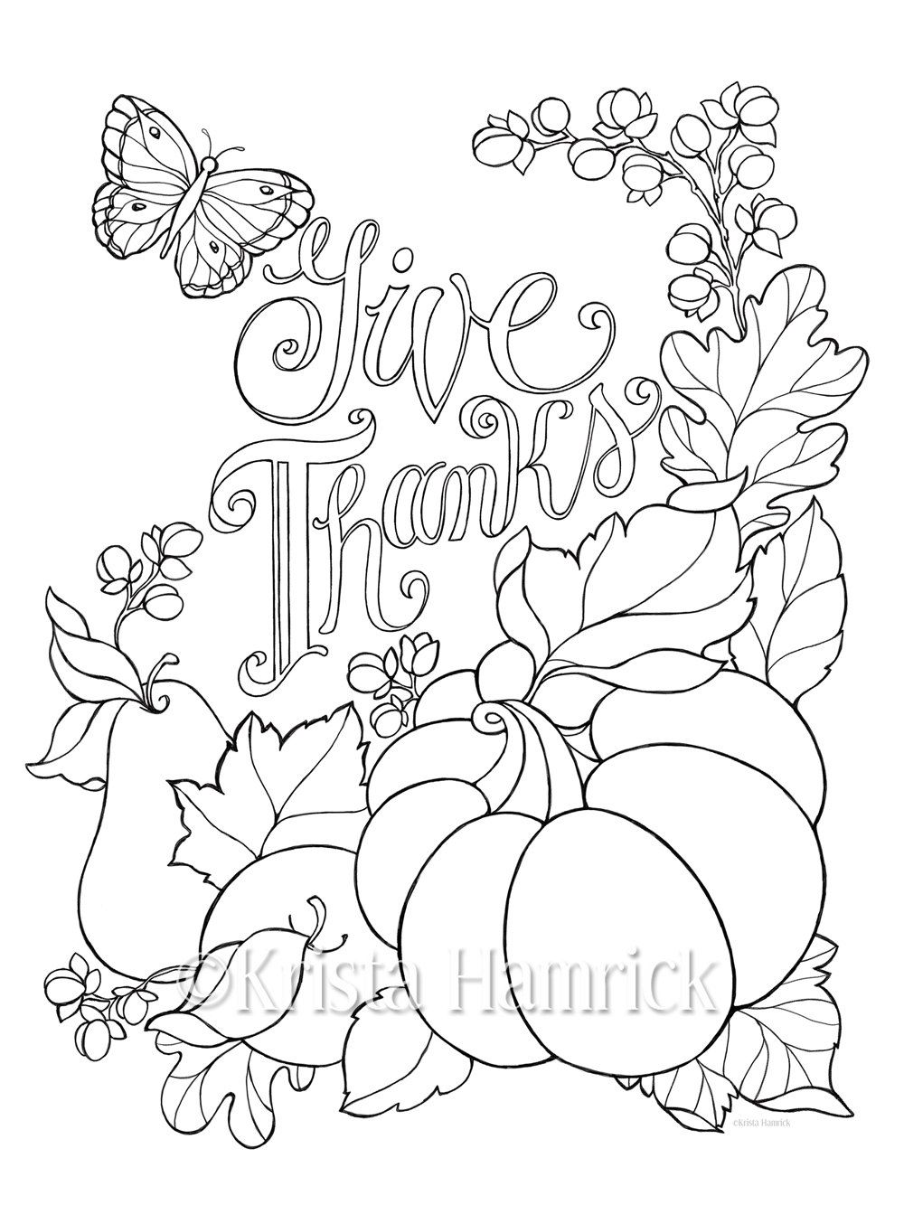1000x1333 Give Thanks Coloring Page In Two Sizes And Bible