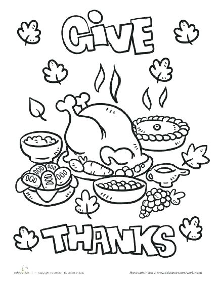 435x556 Give Thanks Coloring Page