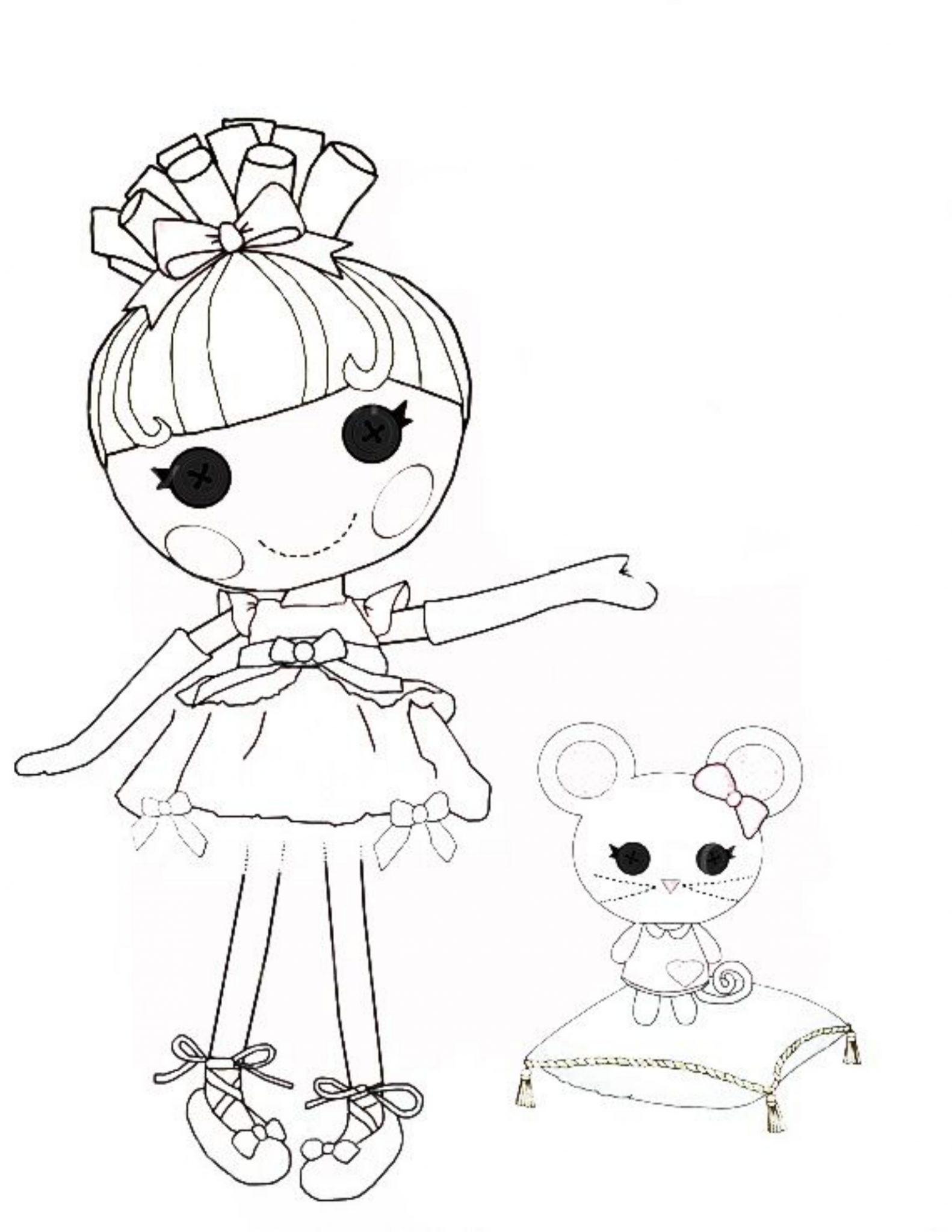 1582x2048 Giving Task For Kids To Have Lalaloopsy Coloring Pages