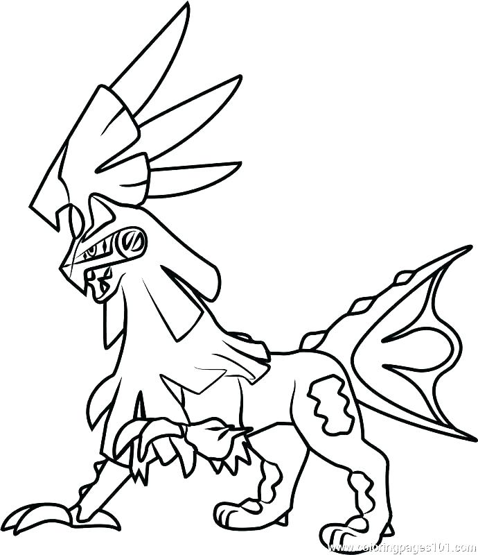 690x800 Glaceon Coloring Pages Template