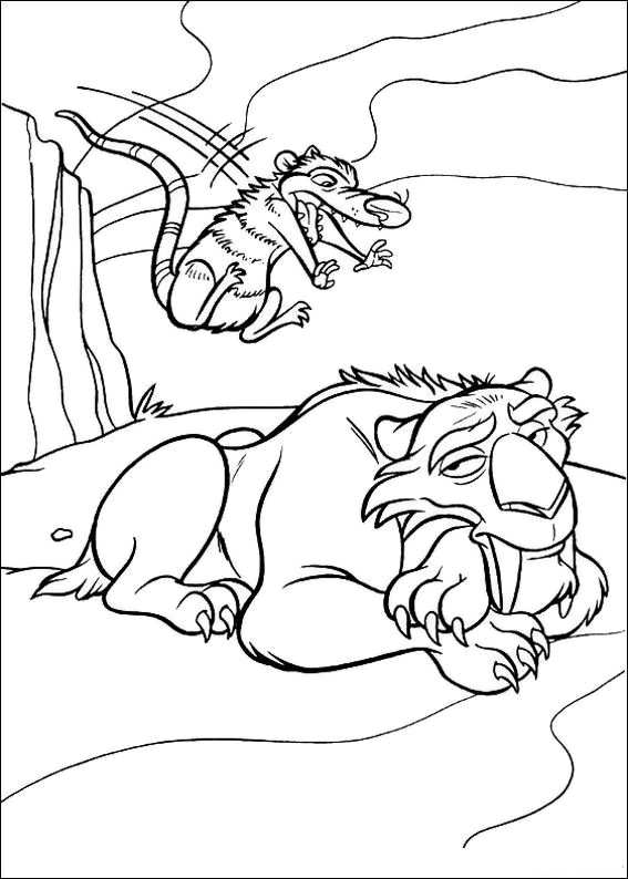 567x794 Ice Age Coloring Pages