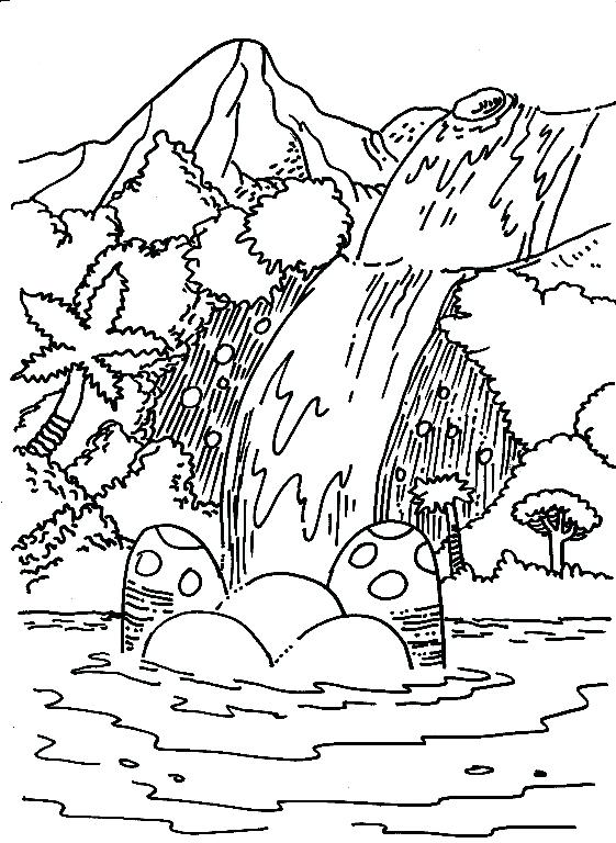 561x768 Waterfalls Coloring Pages For Free Printable Landform Coloring
