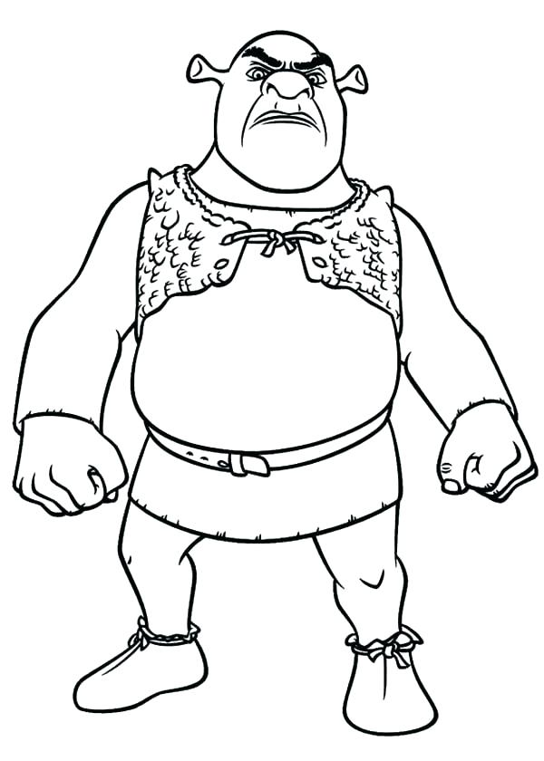 600x840 Shrek Coloring Pages Coloring Book Kids Coloring The Gladiator