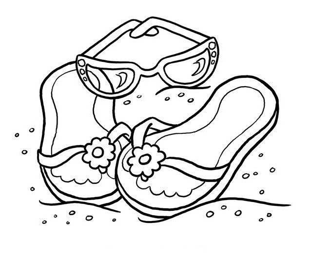640x528 Cute Beach Coloring Pages Free Coloring Pages Of Sun Glasses Happy