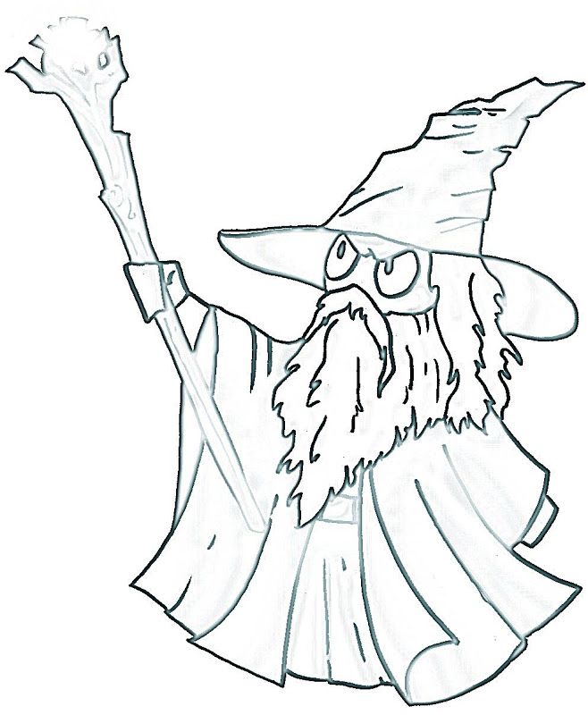 658x800 Gandalf The Hobbit Coloring Pages Middle Earth Free Printables