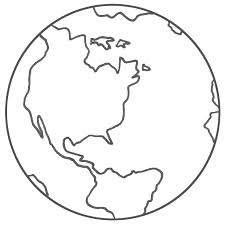 225x225 Globe Coloring Pages
