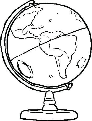 351x459 Globe Coloring Pages Globe Coloring Pages Globe Coloring Page