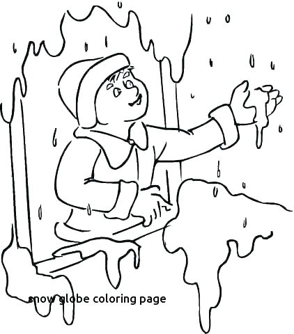 422x480 Snow Globe Coloring Pages Best Snow Globes Images On Coloring