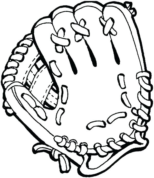 600x692 Unique Boxing Gloves Coloring Pages And Baseball Glove Coloring