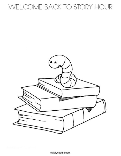 468x605 Story Book Coloring Pages