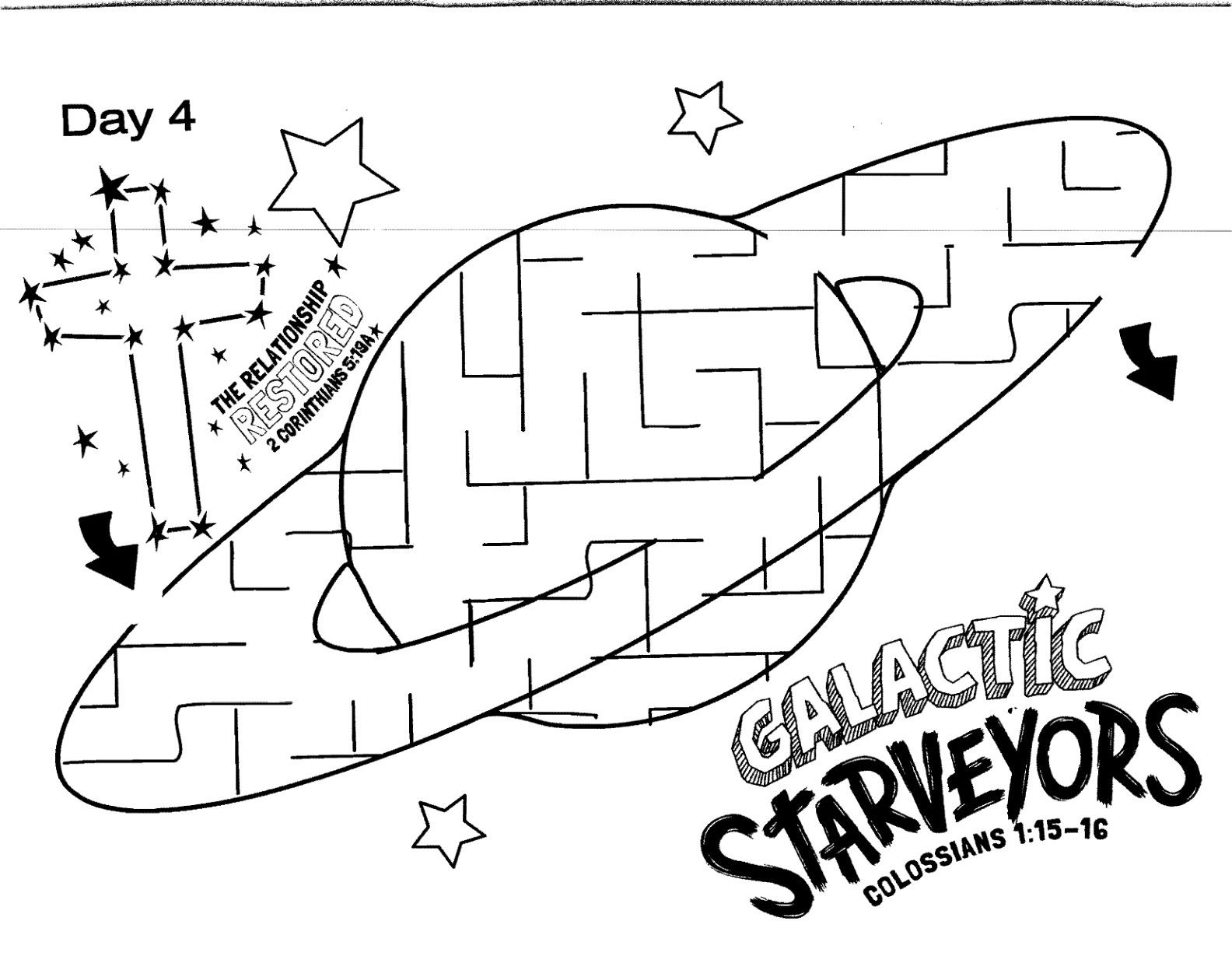 1584x1229 Announcing Vbs Coloring Pages Cave Quest Day Preschool Page