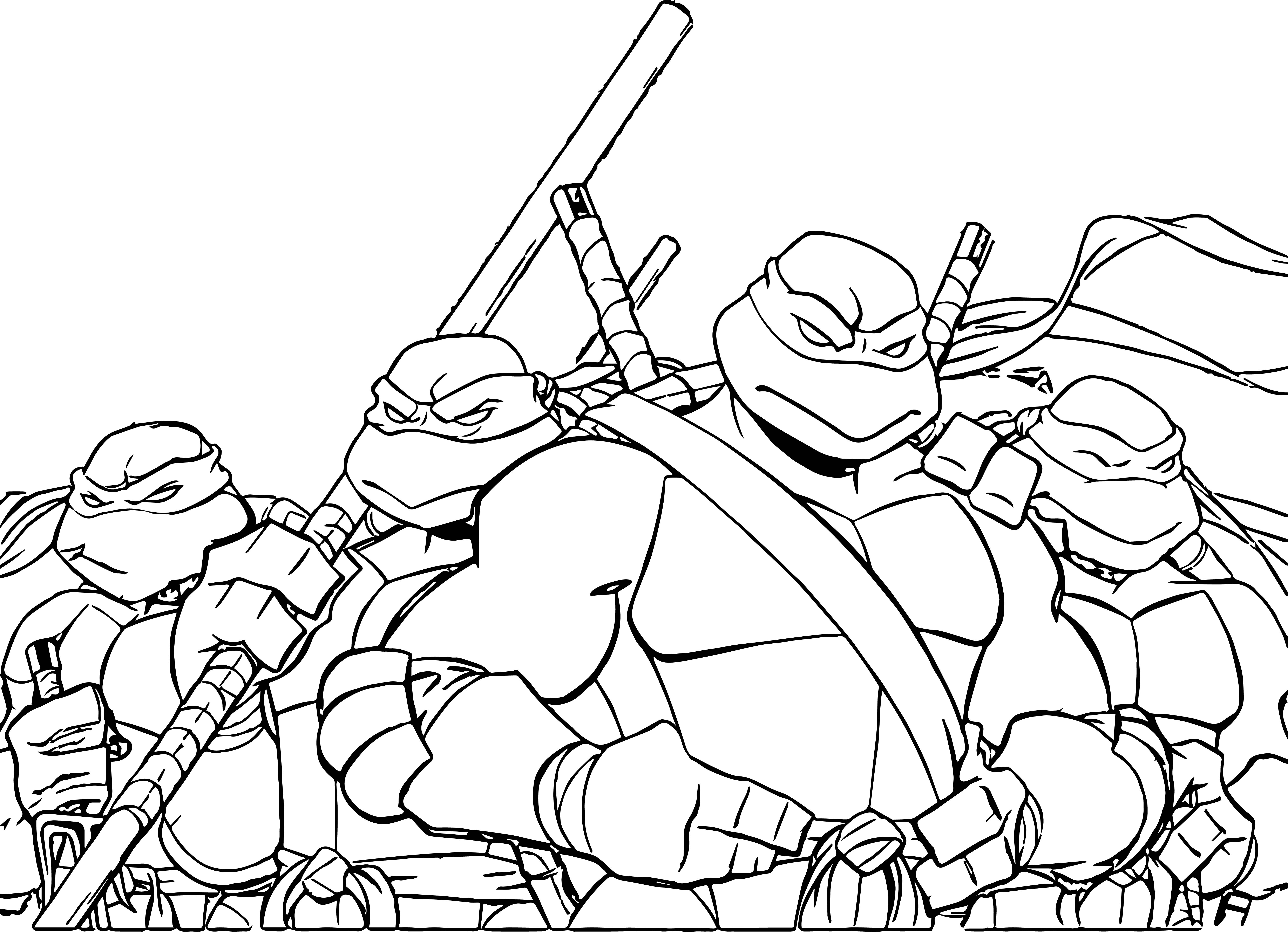 6250x4524 Raphael Coloring Page