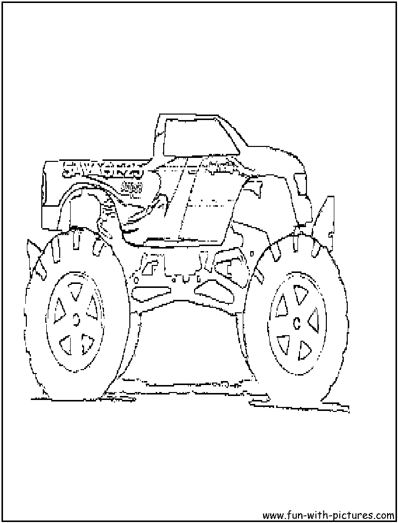 800x1050 Truck Coloring Pages