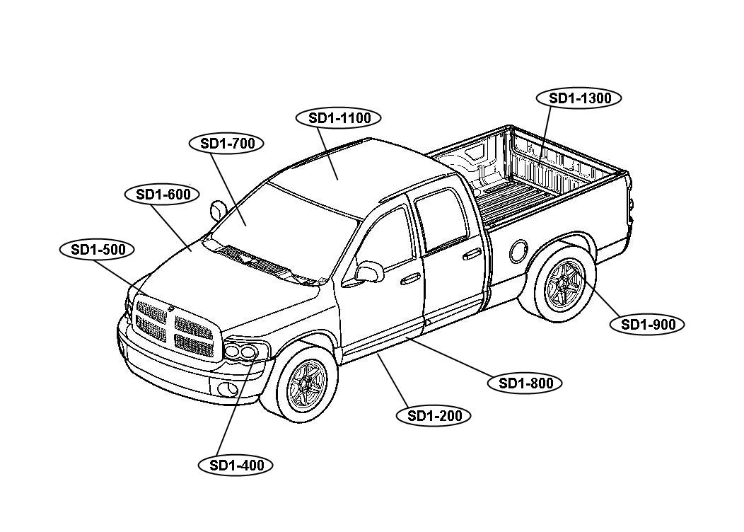 1052x752 Dodge Ram Truck Coloring Pages