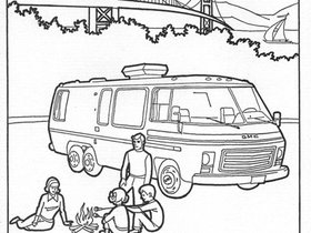 280x210 Gmc Truck Coloring Pages