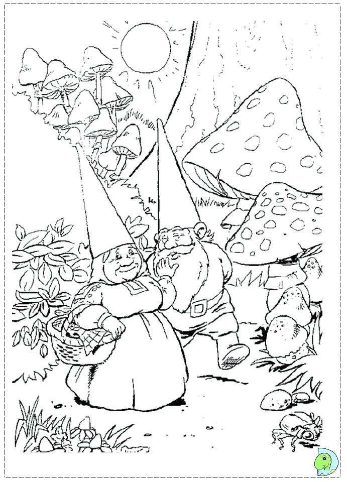 691x960 Gnome Coloring Pages Free Gnome Coloring Pages