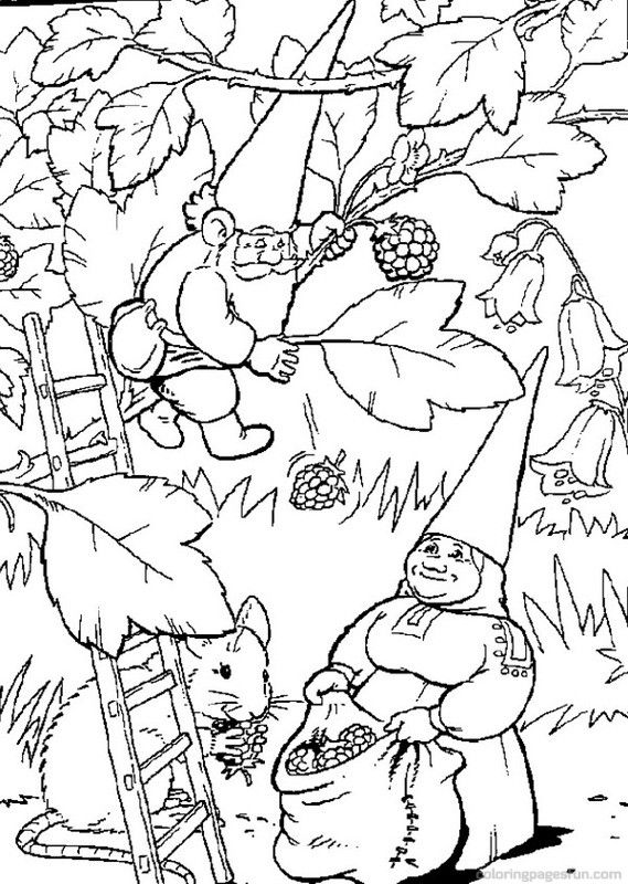 569x800 Gnome Printable David The Gnome Coloring Pages