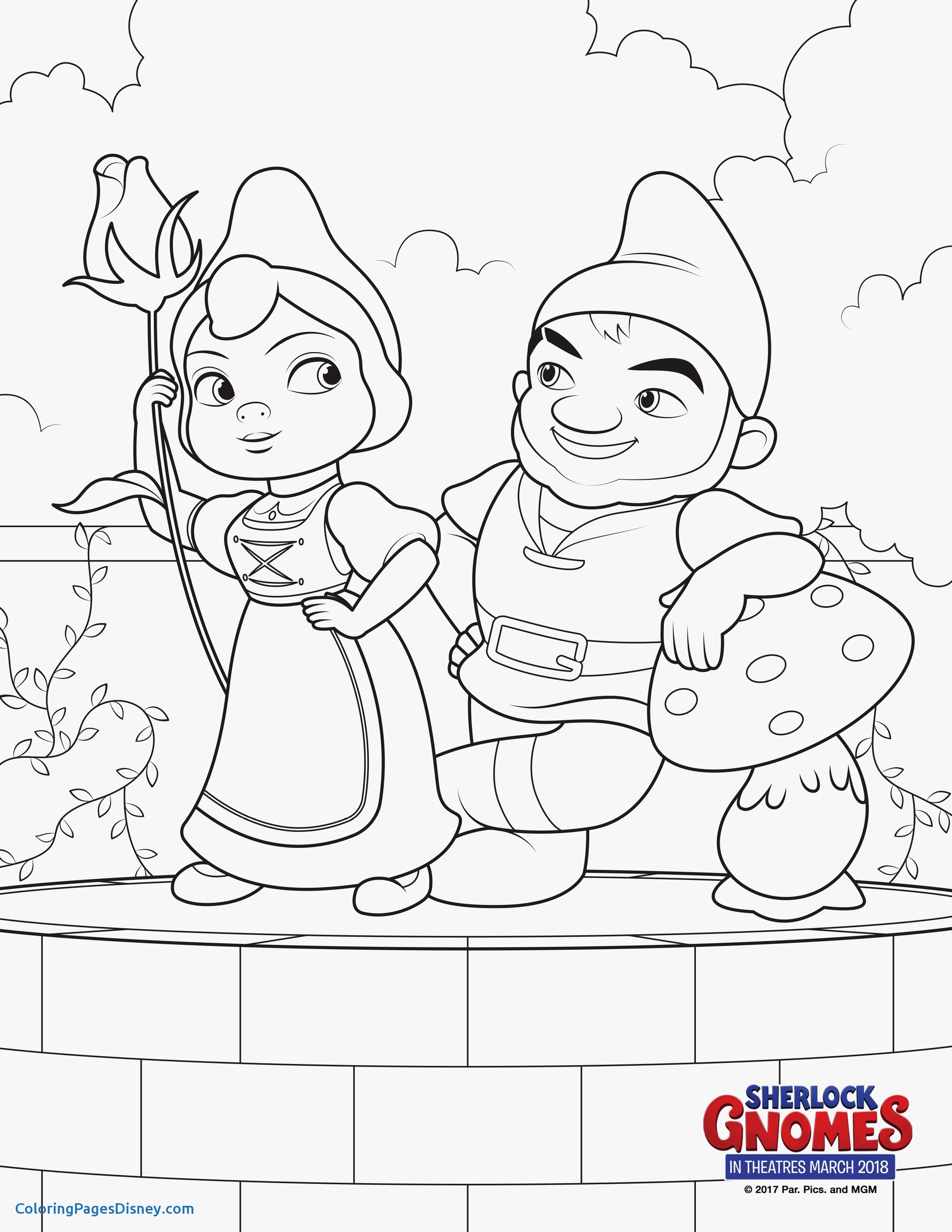 2550x3300 Gnomeo And Juliet Coloring Pages Inspirational Sherlock Gnomes