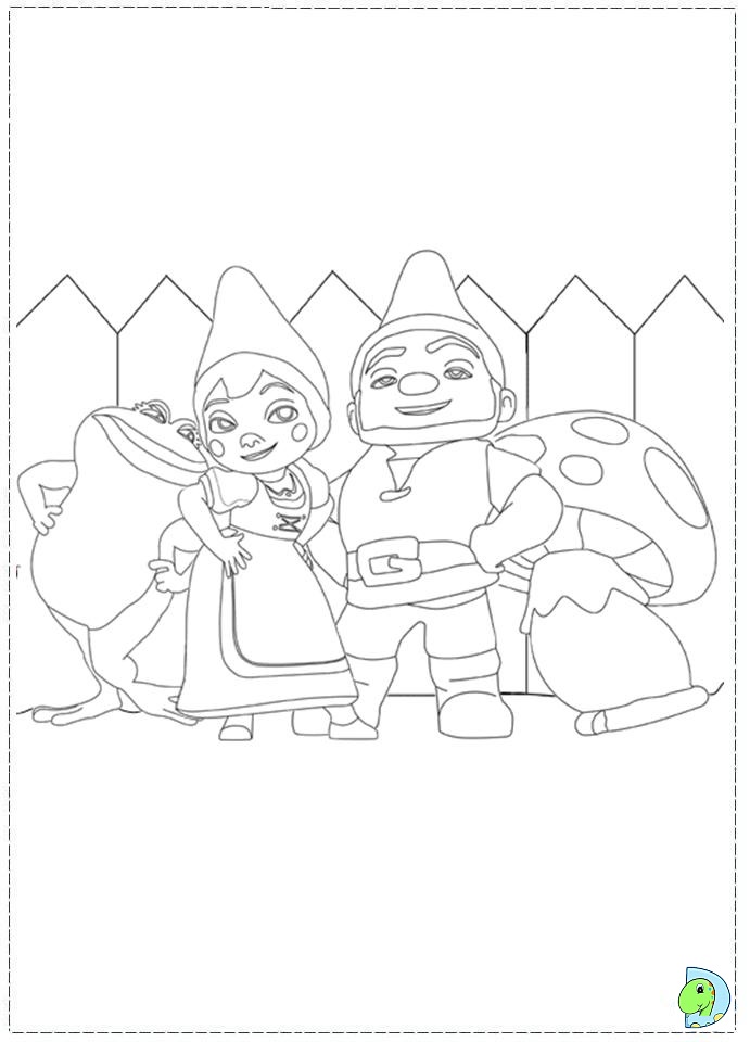 691x960 Gnomeo And Juliet Coloring Page