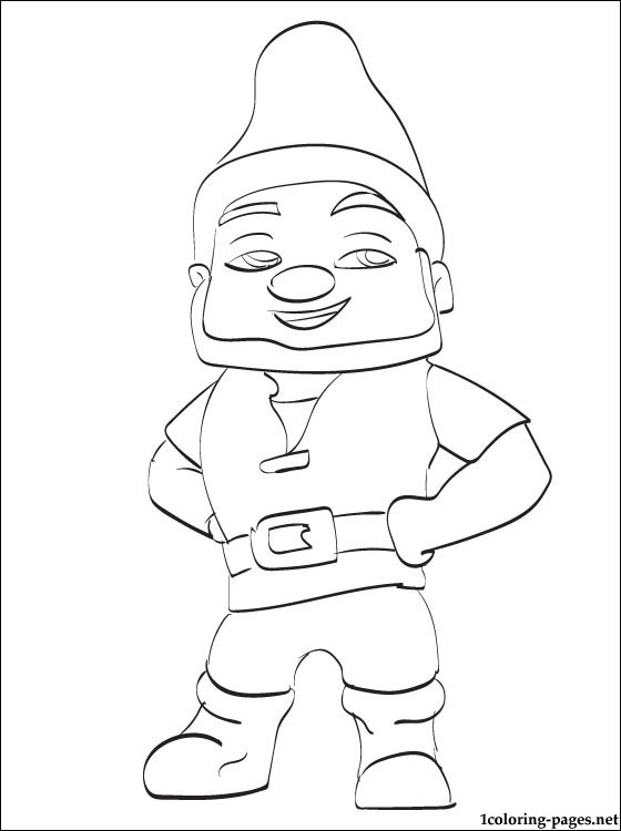 560x750 Gnomeo Friend Of Juliet Coloring Page Coloring Pages