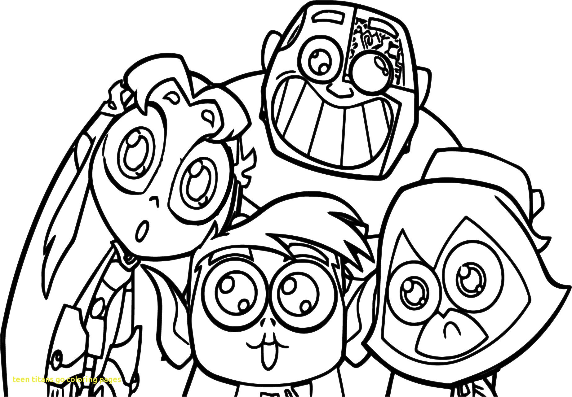 1845x1282 Teen Titans Go Coloring Page