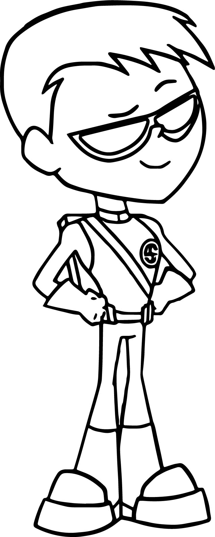 748x1866 Teen Titans Go Coloring Pages Childlife Me At Page