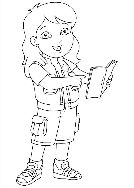 567x794 Kids N Coloring Pages Of Diego, Go Diego Go