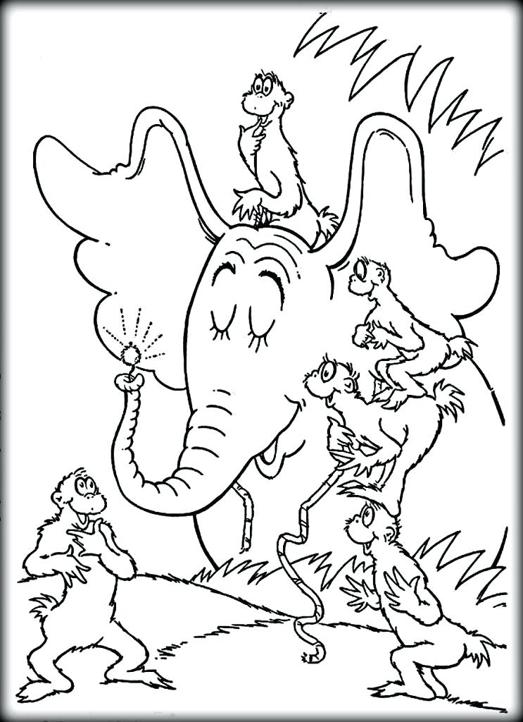 743x1024 Dr Seuss Coloring Pages Go Dog Go