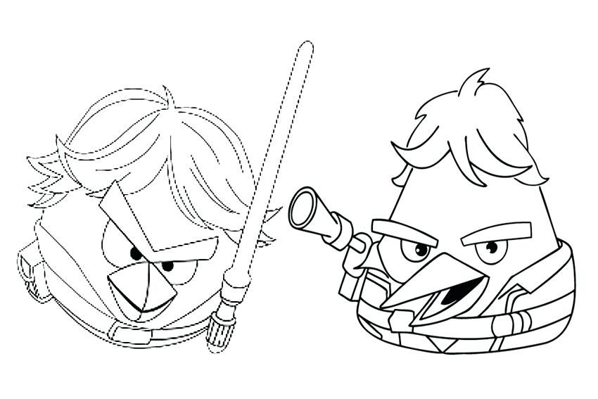 850x567 Angry Birds Go Karts Coloring Pages
