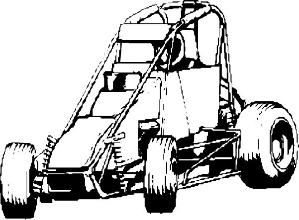 601x443 Nascar Race Car Coloring Page