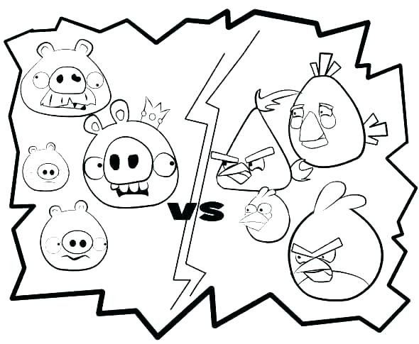 590x485 Angry Birds Colouring Pages Games Angry Bird Coloring Pages Angry