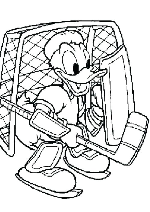 500x707 Hockey Coloring Sheets Hockey Goalie Coloring Pages Hockey Color