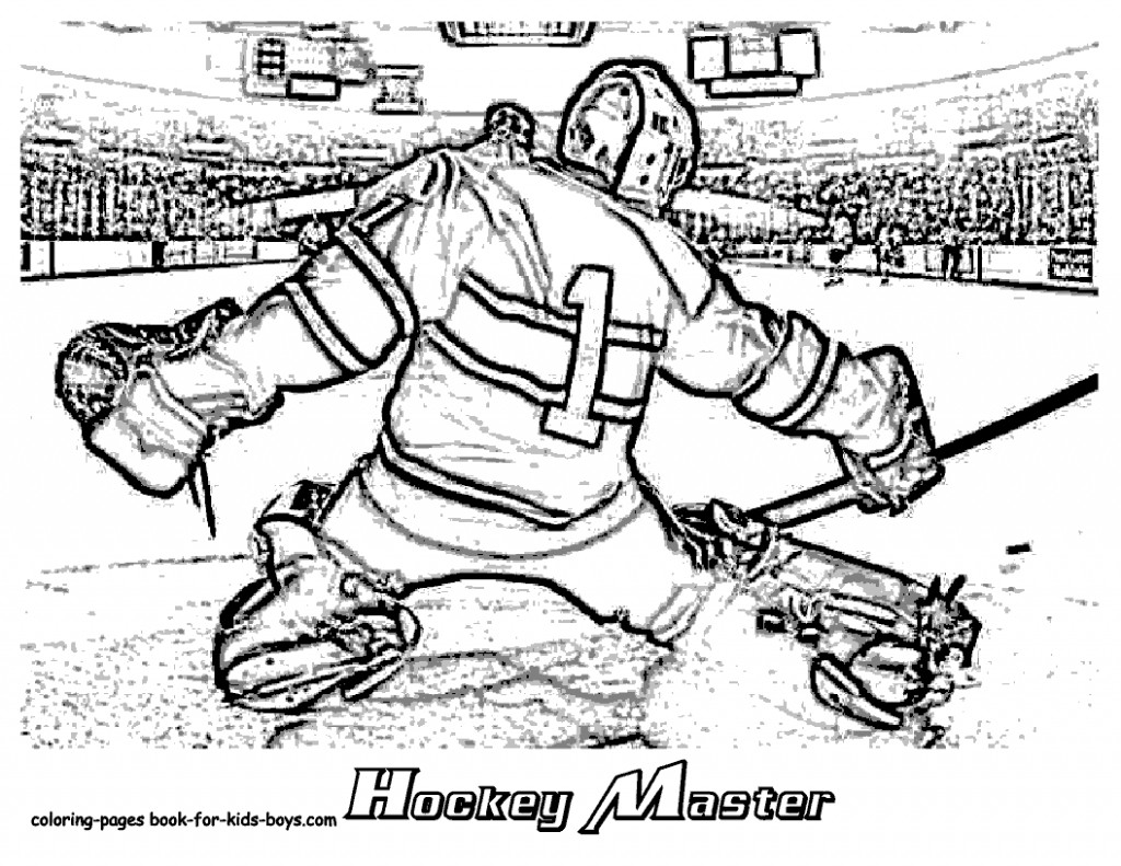 1024x791 Reward Hockey Coloring Pages Nhl Best Of Uncategorized Goalie