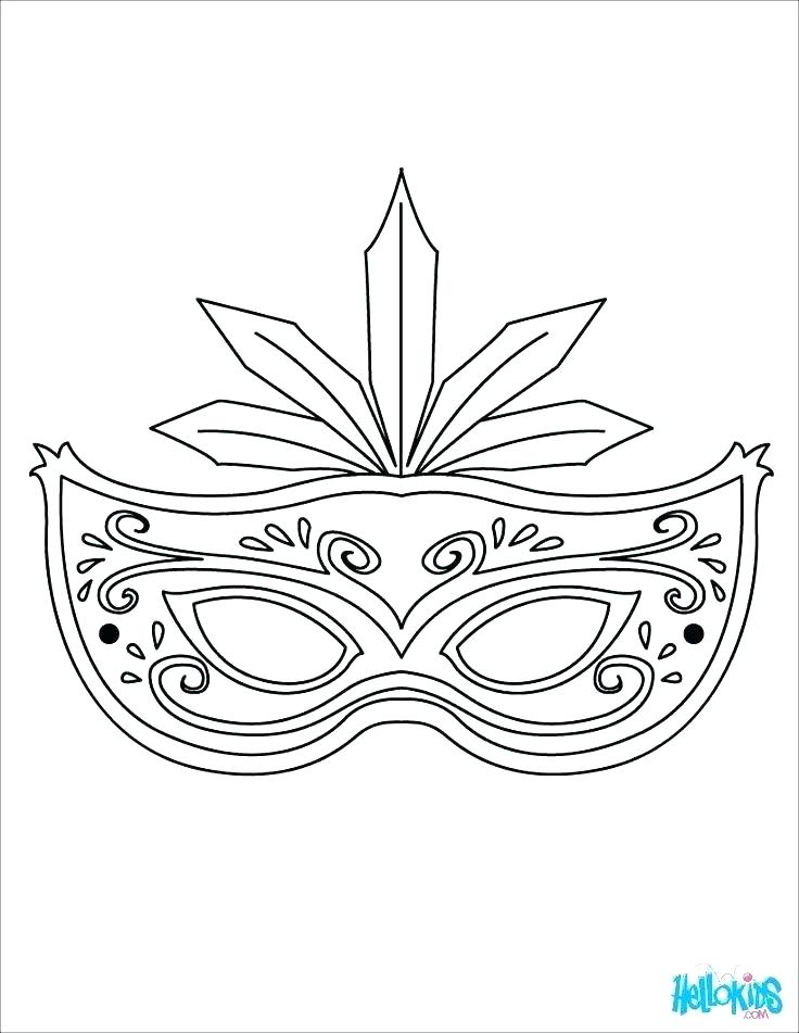 736x951 Mask Coloring Pages Mask Coloring Page Masks Coloring Pages A Mask