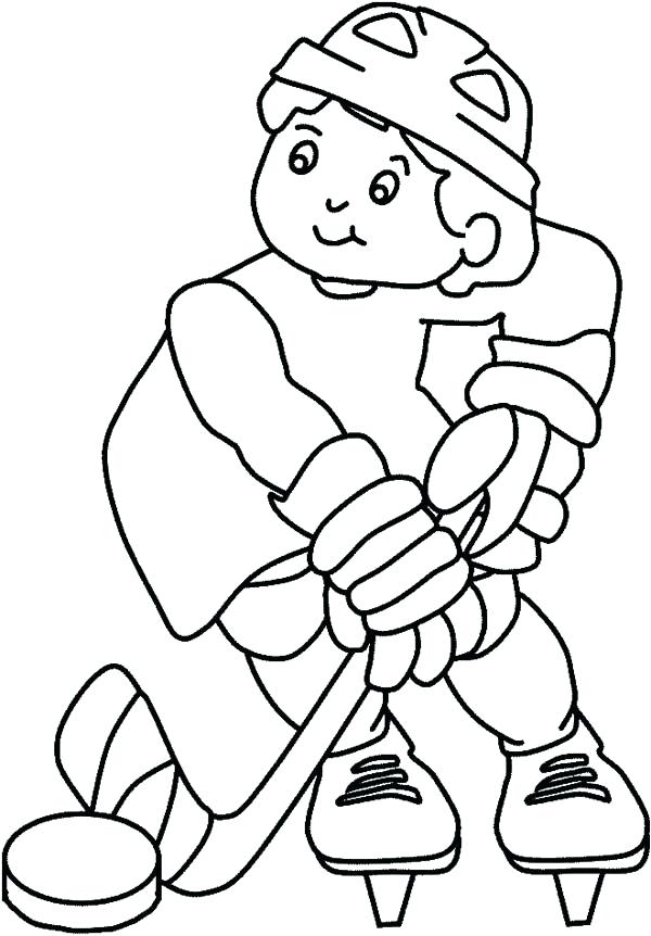 600x862 Nhl Hockey Goalie Coloring Pages Hockey Coloring Pages