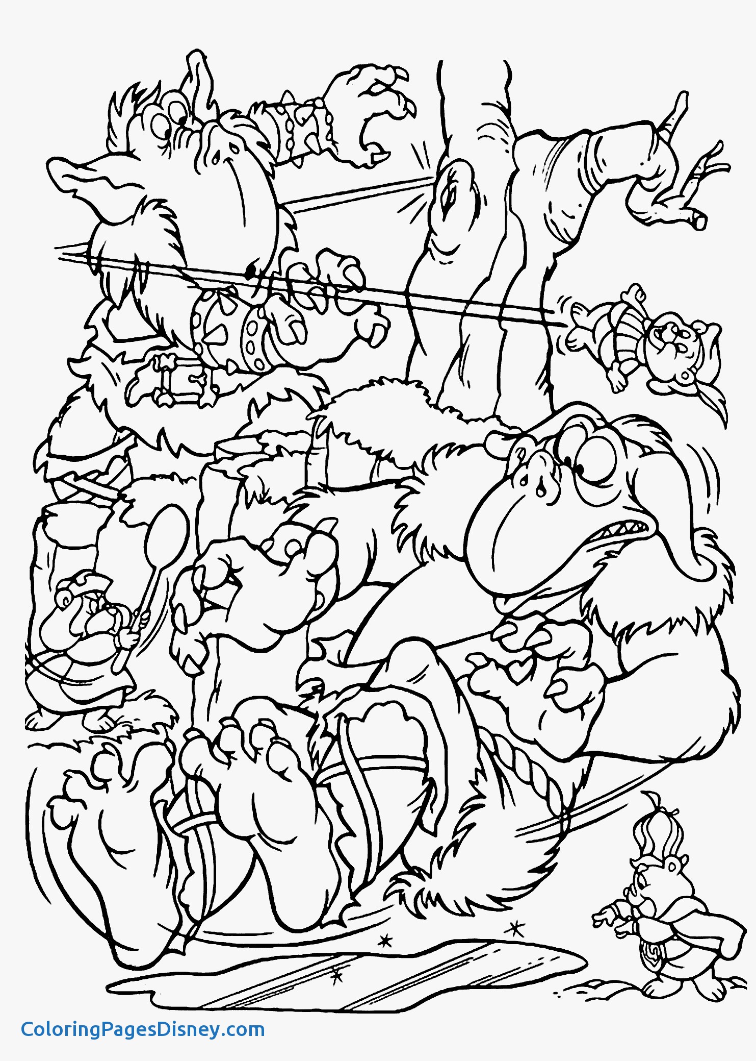 1483x2079 Goblin Coloring Pages Elegant Printable Goblins From Gummi Bears