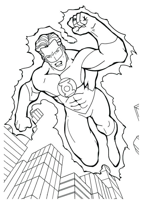 600x849 Green Coloring Pages Green Lantern Coloring Page Go Digital