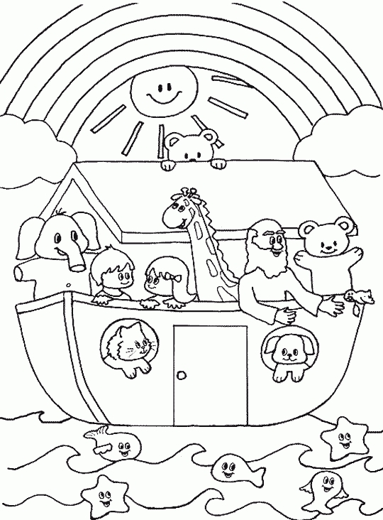 540x732 God's Promise Rainbow Coloring Pages Promises Of God Coloring
