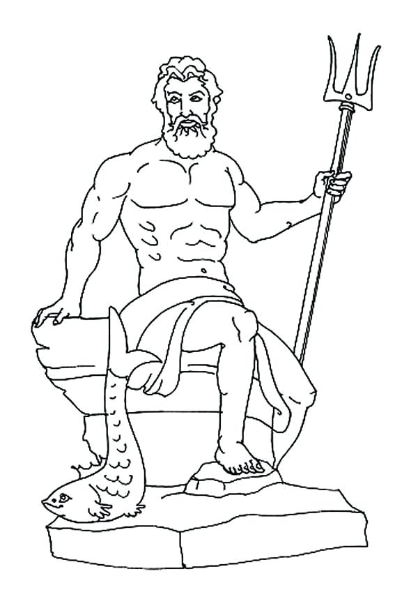 600x849 Greek God Coloring Pages