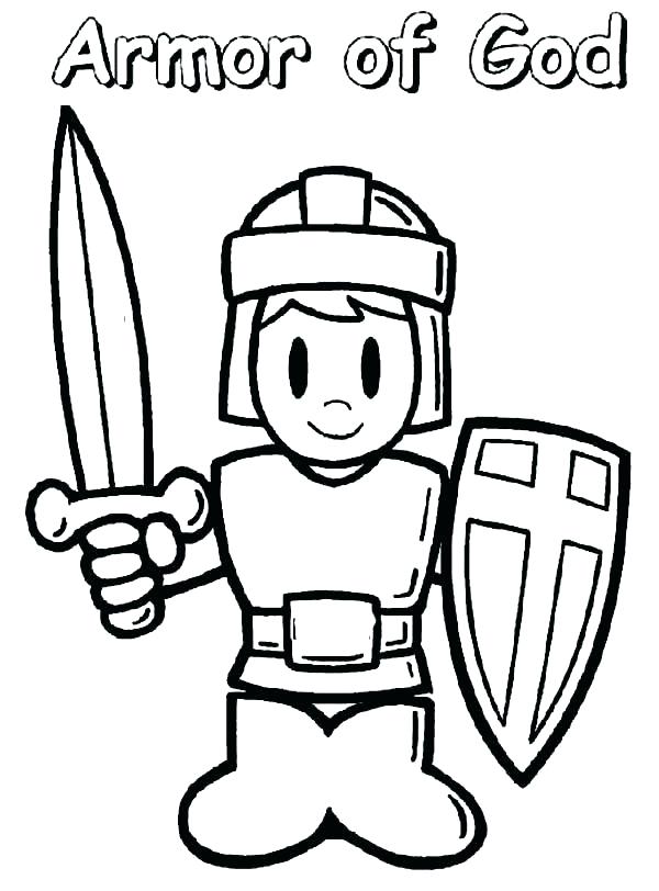 600x812 Armor Of God Coloring Pages As Well As Armour Of God Coloring Page