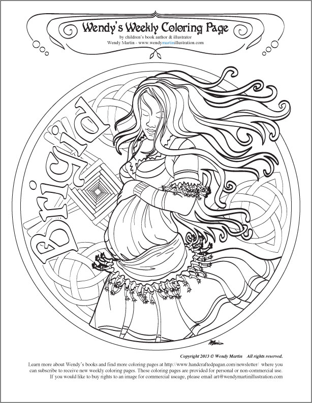 614x794 Kleurplaten Coloring Pages Pagan Ouderschap Pagan