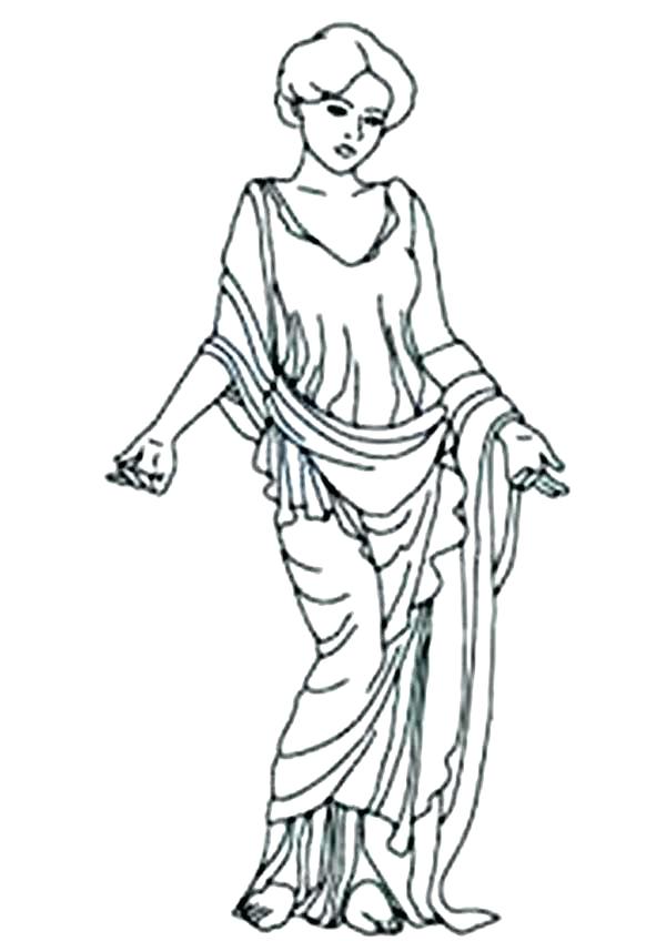 600x848 Aphrodite Coloring Pages Coloring Page Coloring Page Picture