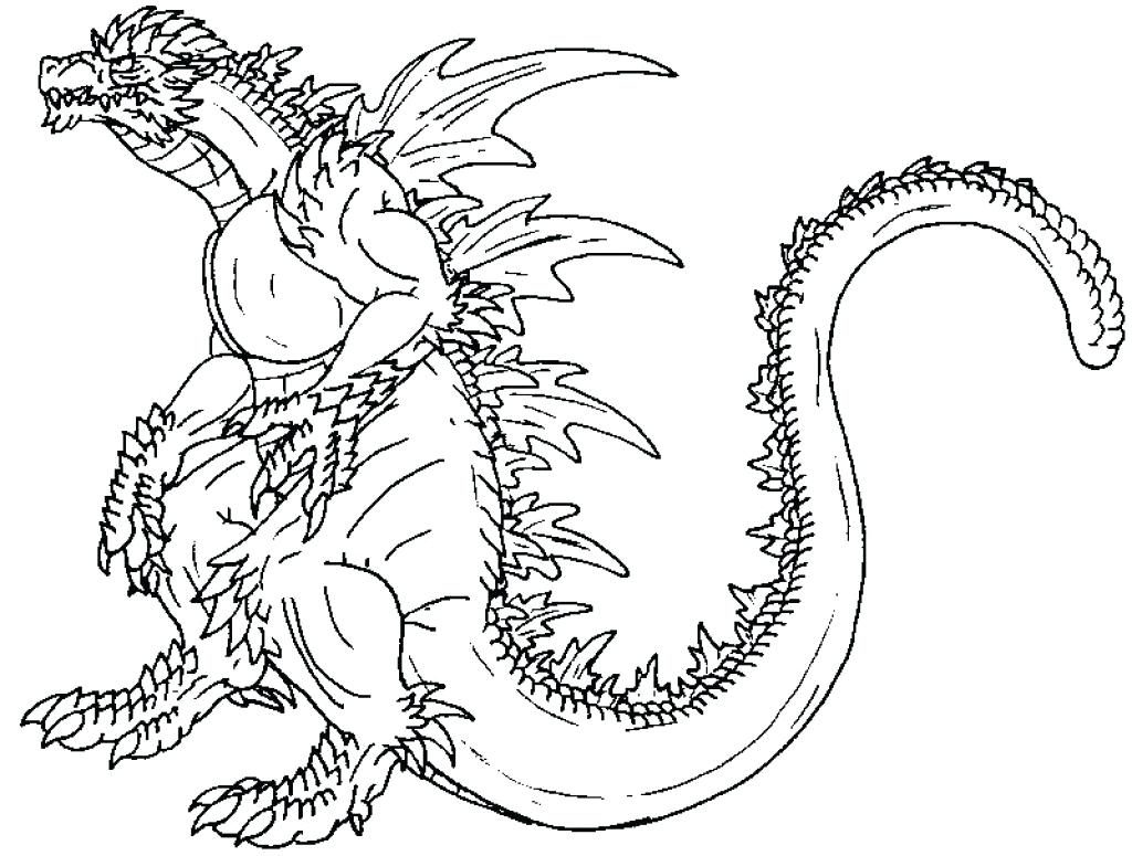 1024x775 Coloring Pages Godzilla Coloring Pages