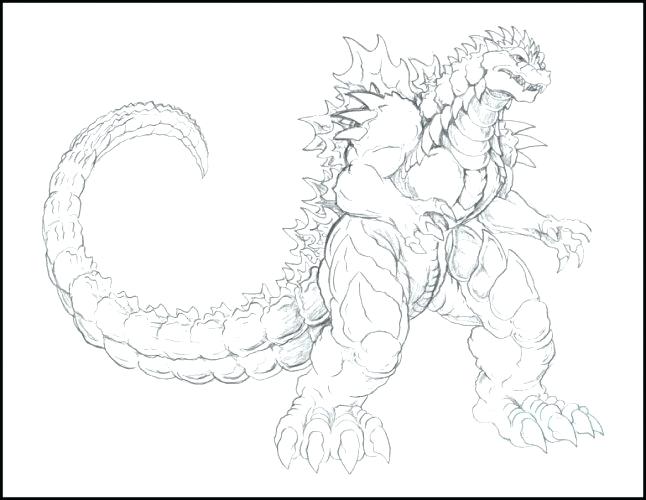 646x500 Godzilla Coloring Pages Free Printable Coloring Pages For Kids