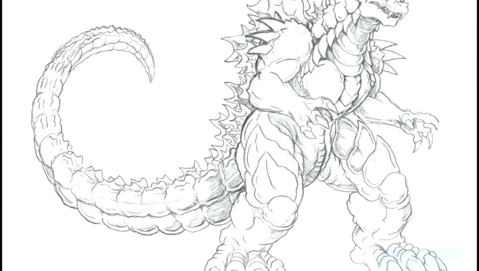 Godzilla Coloring Pages at GetDrawings | Free download