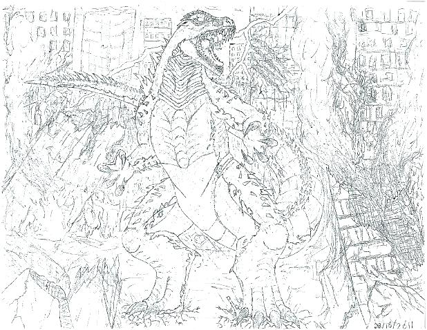 618x478 Godzilla Coloring Sheets Top Coloring Pages Photo Godzilla