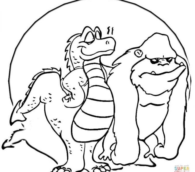 678x600 Godzilla Coloring Pages Download Coloring Pages Coloring Pages