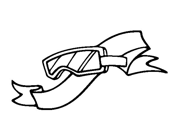600x470 Safety Glasses Coloring Page