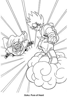 236x337 Dragon Ball Anime Goku And Gohan Coloring Pages For Kids